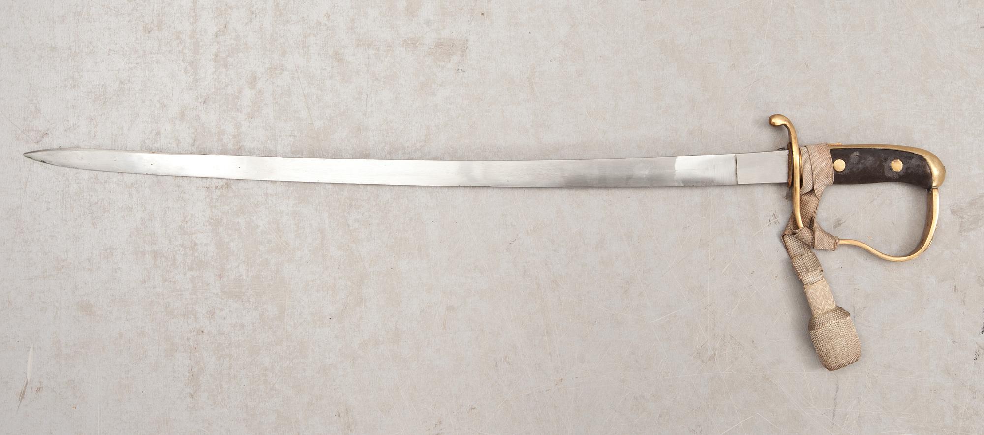 POLISSABEL, märkt MPD. Omkring 1900.