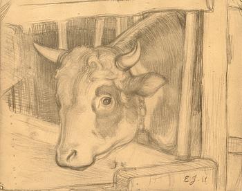 EERO JÄRNEFELT, etsning, signerad i plåten.