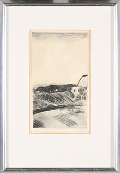 EVERT LUNDQUIST, etsning, signerad och numrerad 14/80.