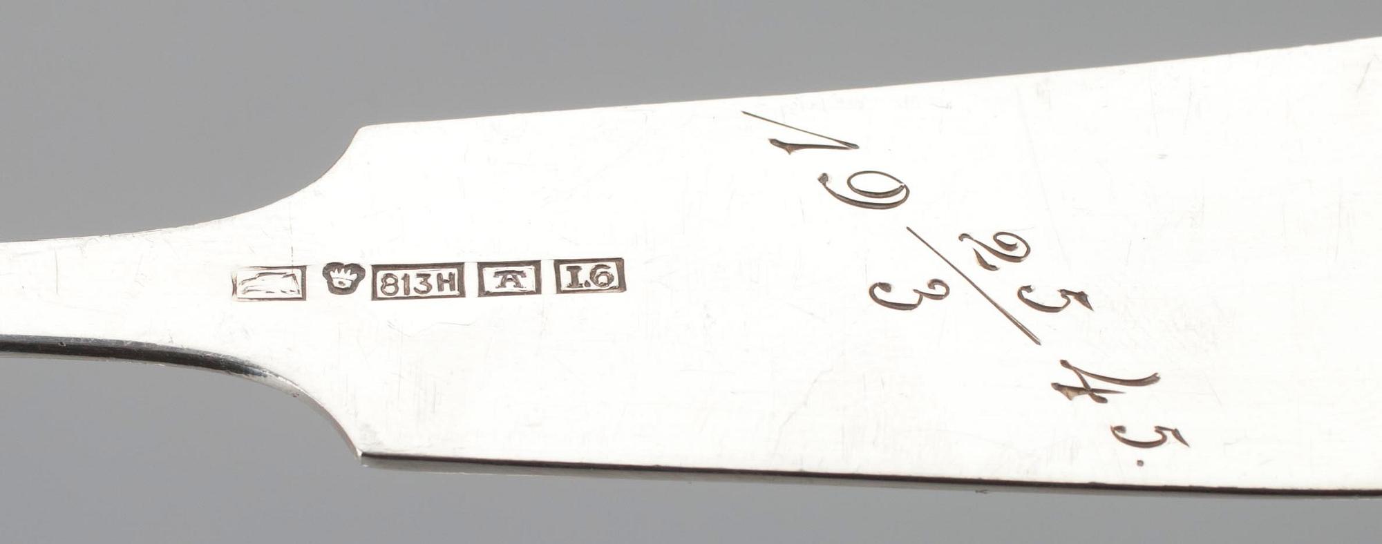 BESTICK, 24 delar, silver, Musslan-serien, olika stämplar, Finland 1920-1944.