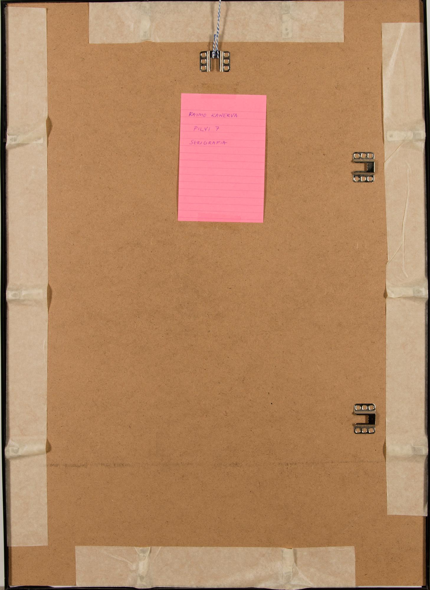 RAIMO KANERVA, serigrafi, signerad och daterad -70, numrerad 83/99.