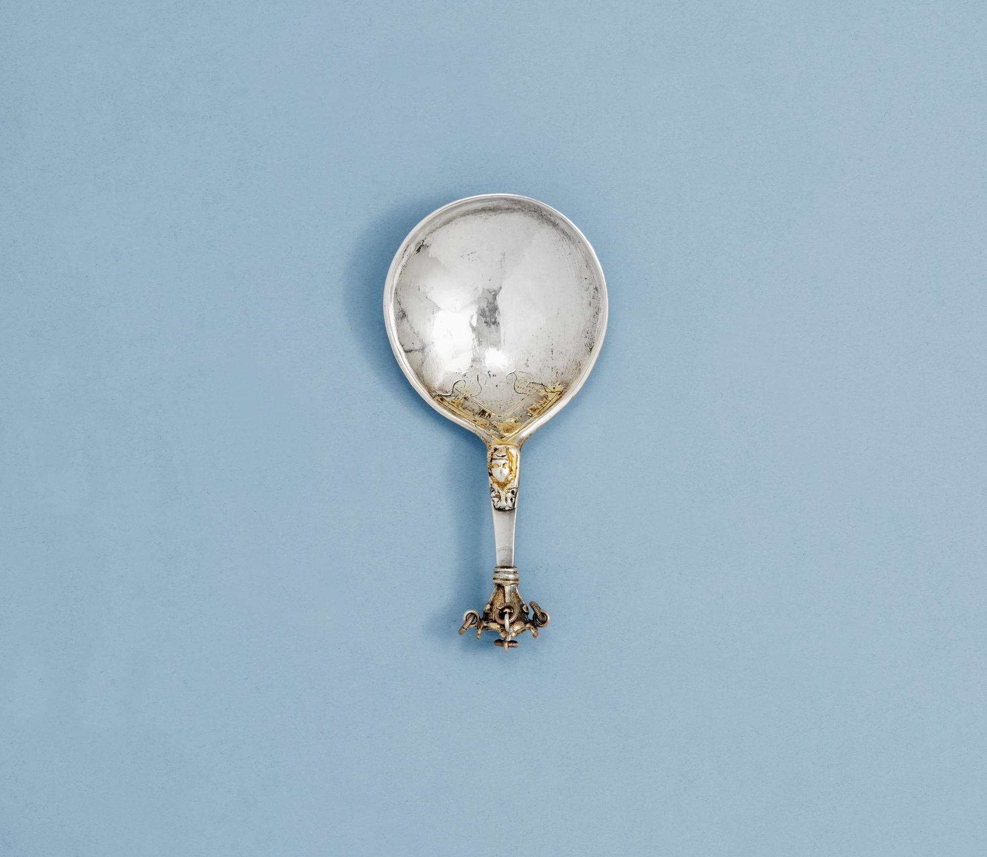 SKED med kronknopp, av Lars Månsson d.ä., (verksam i Mariestad -1613-1662-).