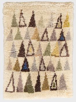 Maija Kolsi-Mäkelä, ryijy, malli Helmi Vuorelma. Noin 120 x 90 cm.