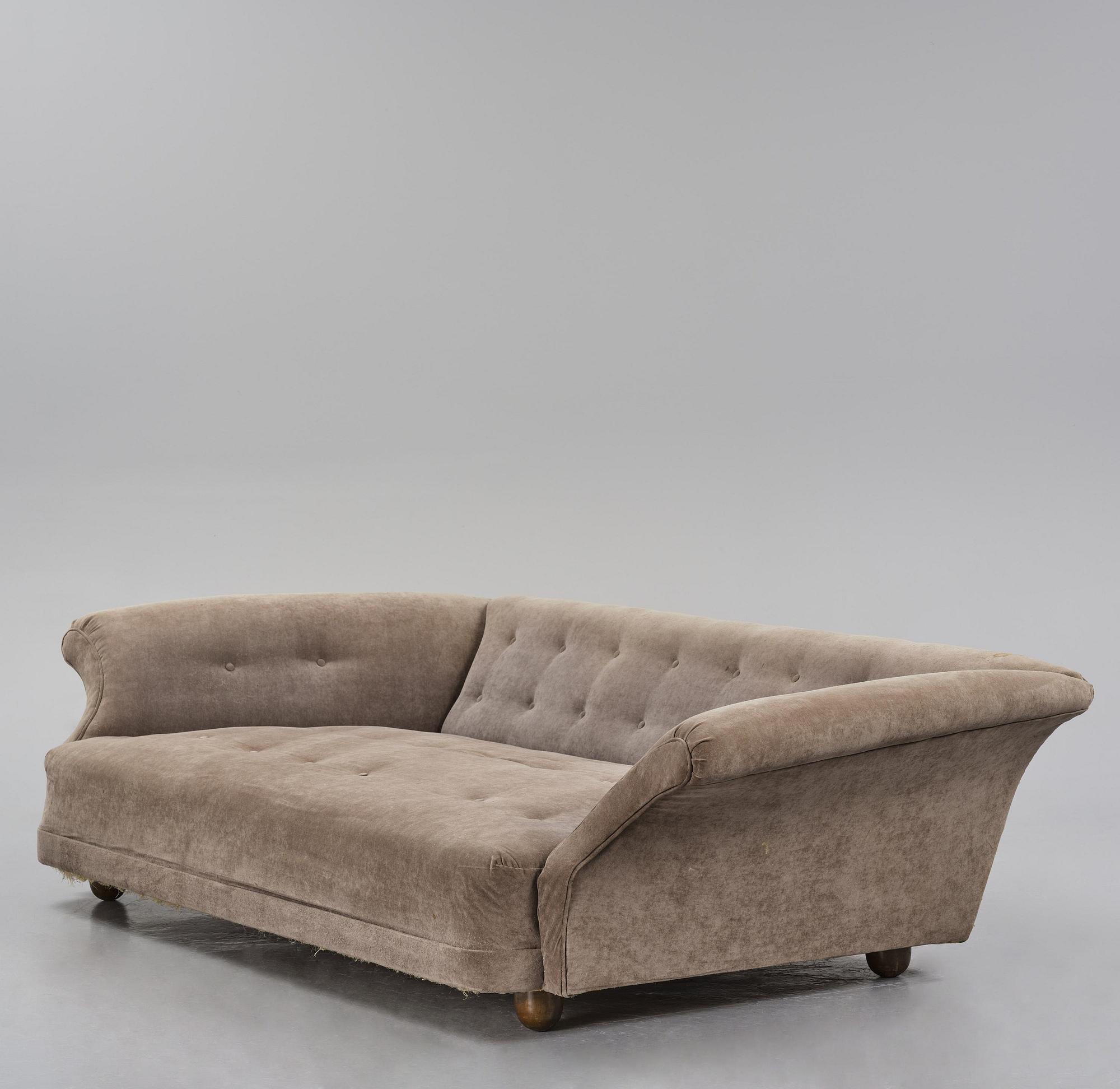 Josef Frank, soffa, "Liljevalchssoffan", Firma Svenskt Tenn, sannolikt 1940-tal.