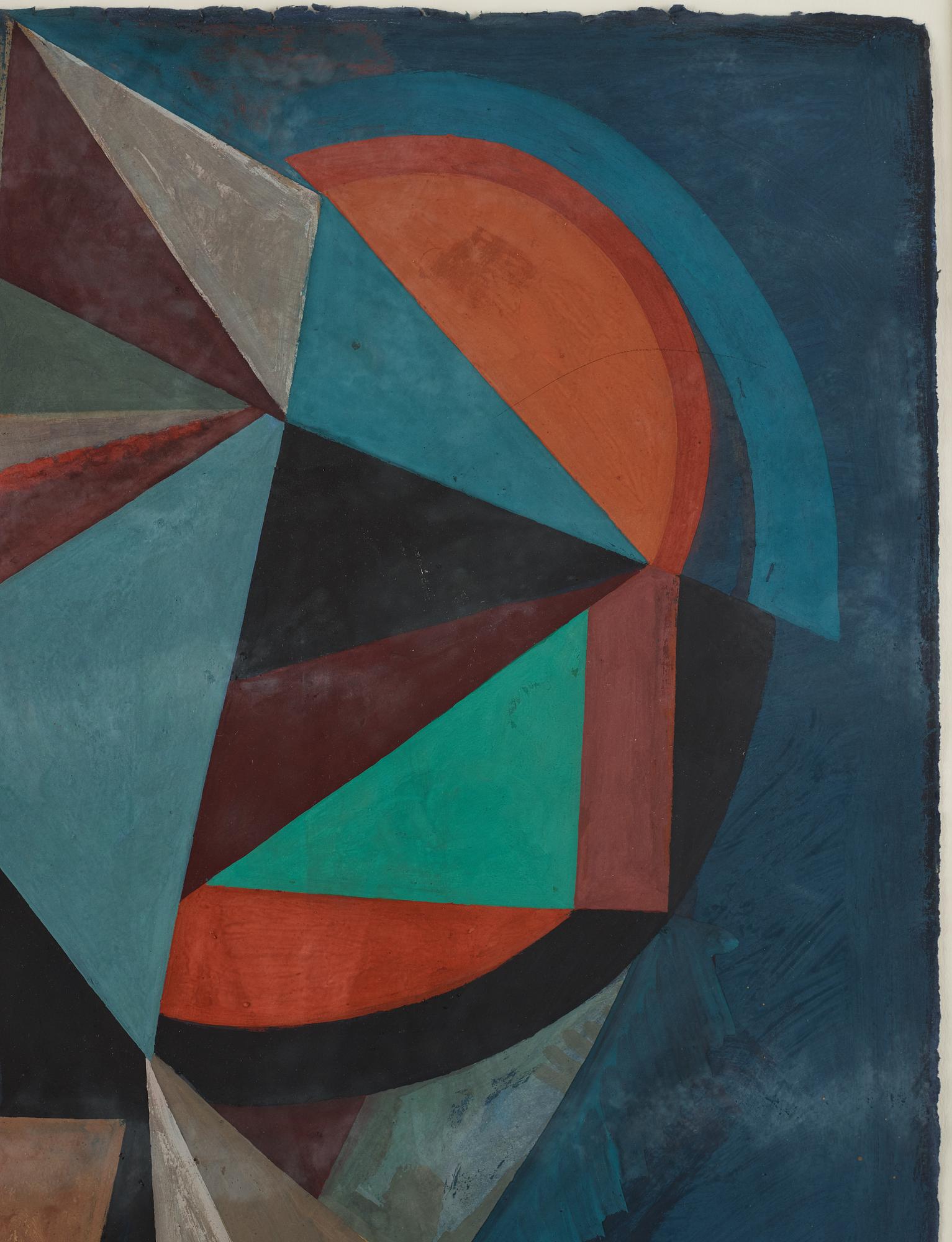 C Göran Karlsson, tempera on paper, signed and dated -89.