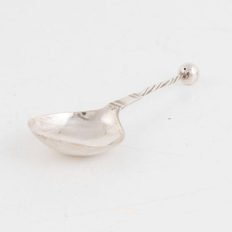 Spoon, silver, likely Norway 18th/19th Century.