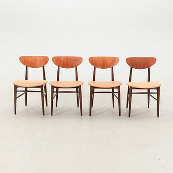 Chairs, 4 pcs, mid-20th century.