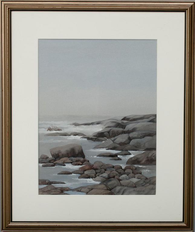 ESKO KOIVUKARI, gouache, sign. och dat. -80.