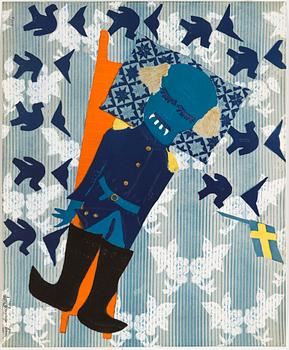 LOU LAURIN-LAM, mapp, 6 st litografier, signerade och numrerade 7/150.