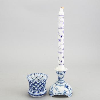 Servis 25 dlr Musselmalet Helblonde Royal Copenhagen Danmark 1900-talets senare del porslin.