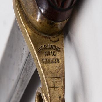 SHASKA / SABEL, ryska kavalleriets officerssabel, modell 1881, S:t Petersburg.
