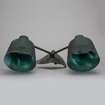 VÄGGLAMPA, 1900-talets mitt.