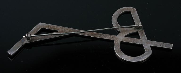 BROSCH, silver, Wiwen Nilsson, Lund, 1939.