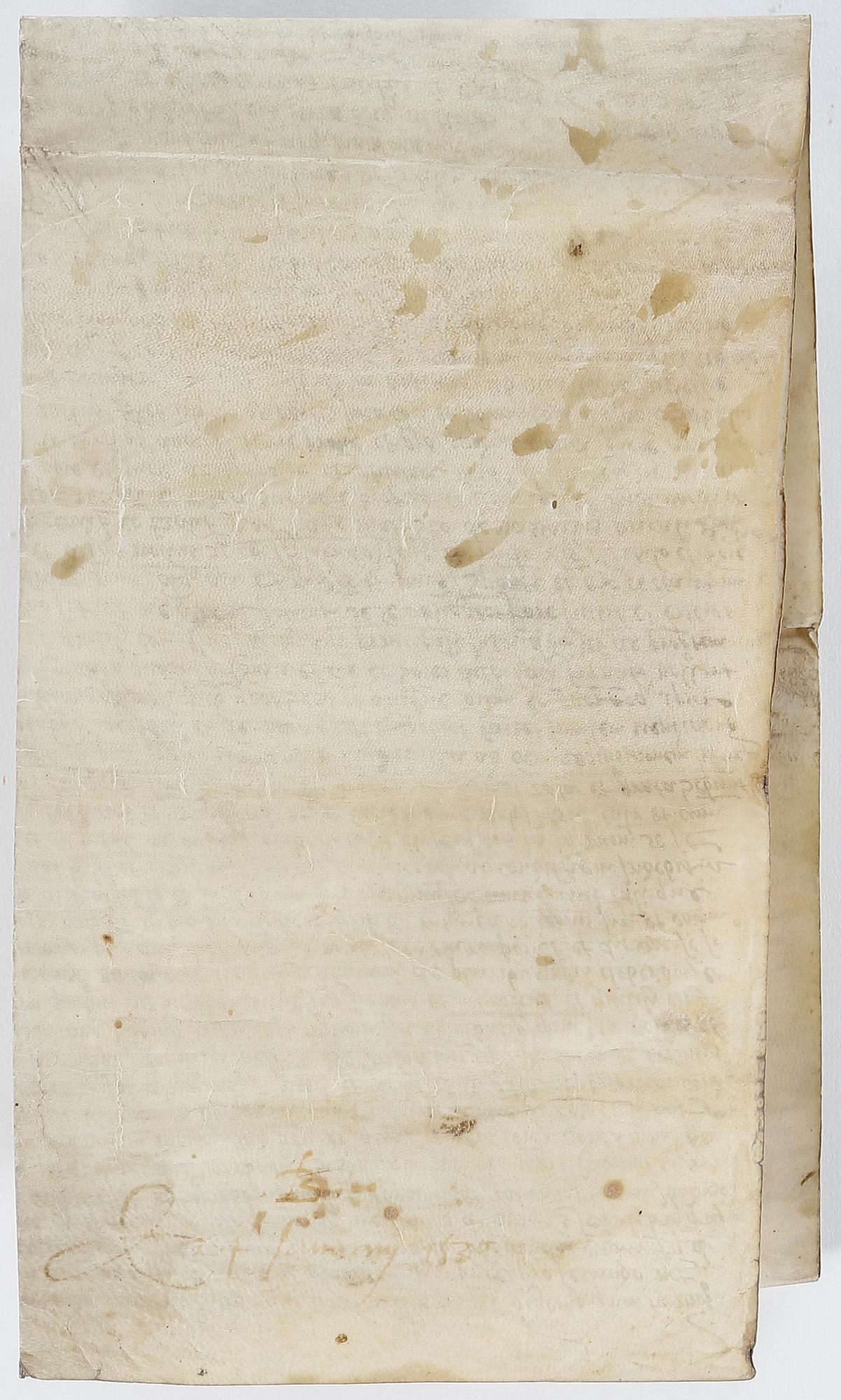 PERGAMENTARK, daterat 24 januari 1530.