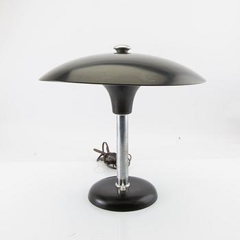 Max Schumaacher, table lamp, Metallwerk Werner Schröder, Germany, first half of the 20th century.