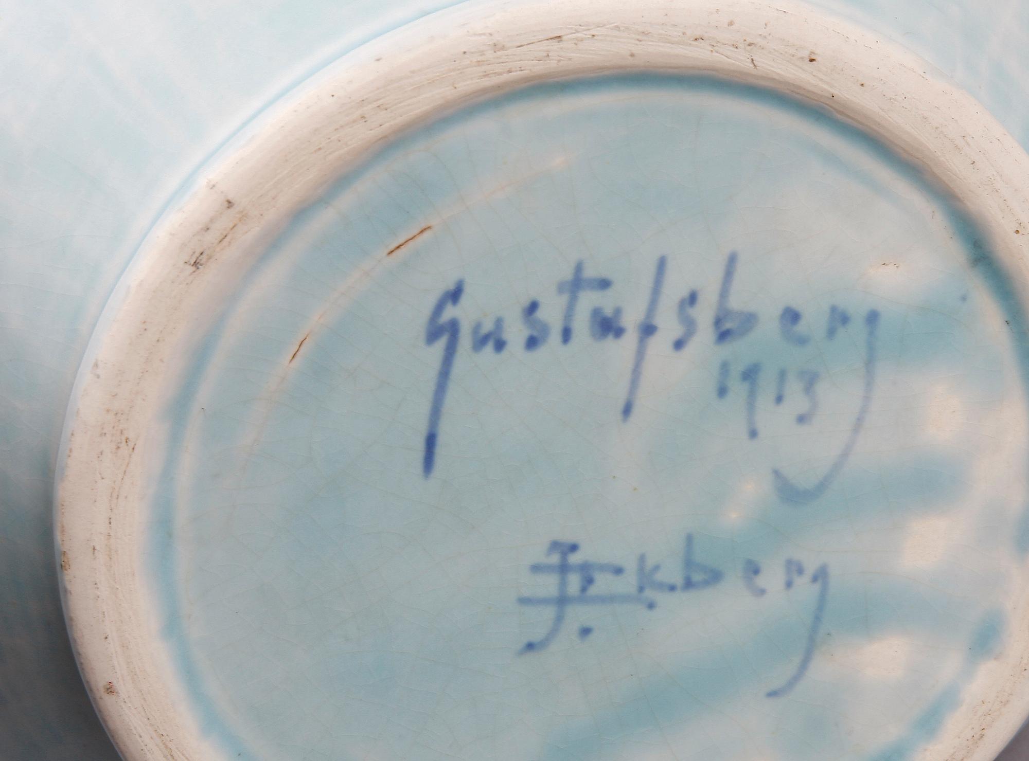 VAS, stengods, "Sgraffito", Josef Ekberg, Gustavsberg.