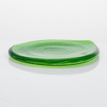 Tapio Wirkkala, unique, art object 'Drop leaf' 3308, designed for Iittala in 1946, unsigned.