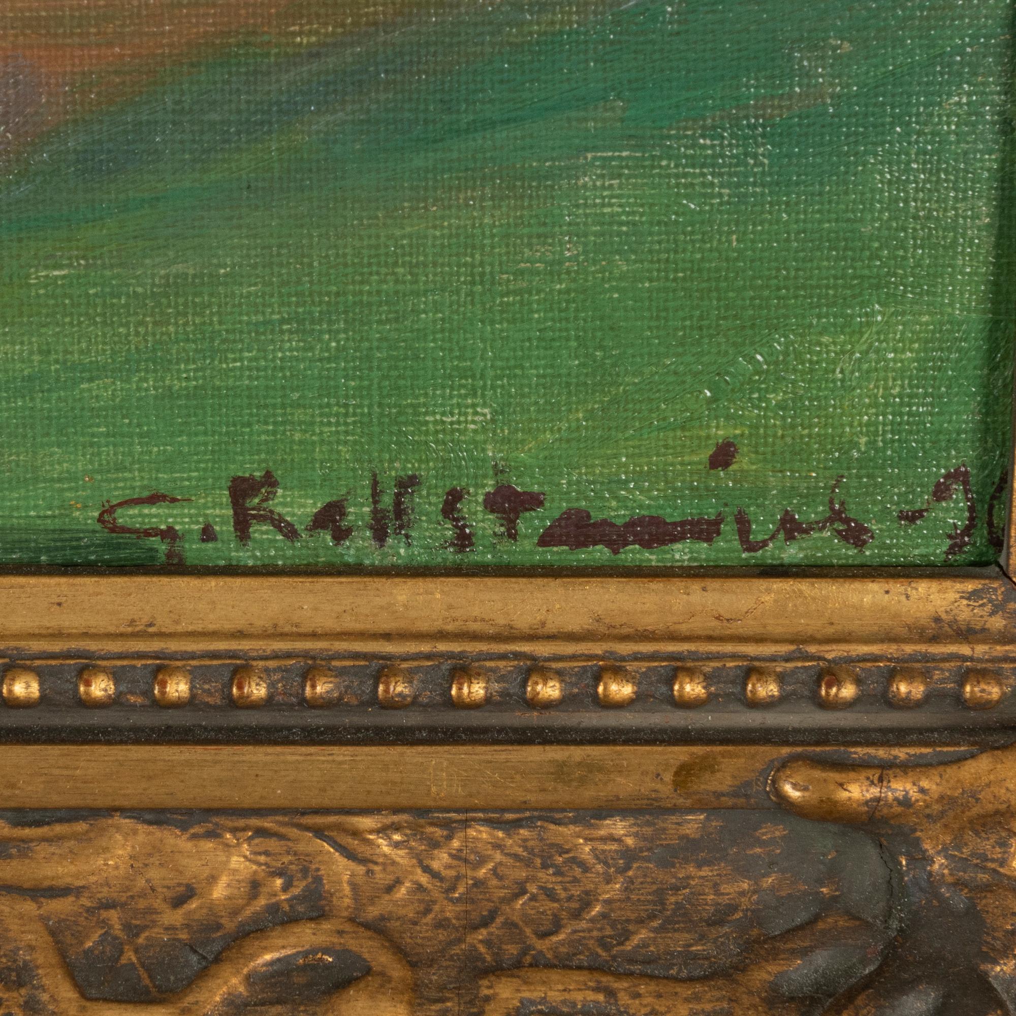 Gottfrid Kallstenius, oil on canvas/panel, signed and dated 1936.