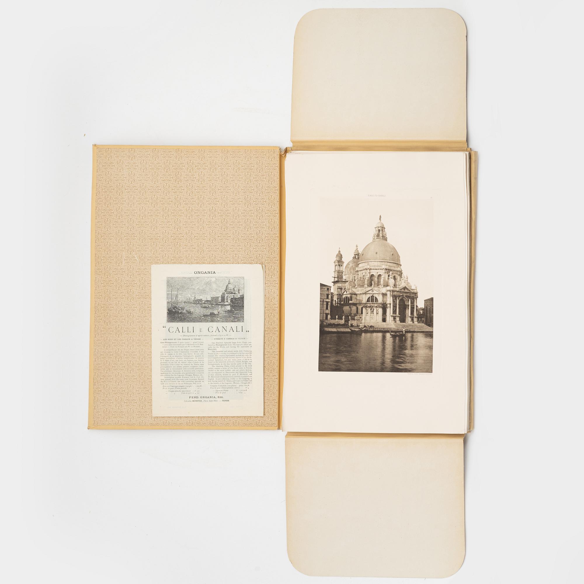 Photogravure plates from Venice.