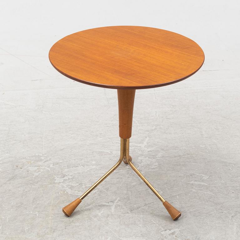 Albert Larsson, a teak veneered table, 'Alberts-Bordet', AB Albert Larssons Möbelfabrik, Tibro, mid 20th Century.