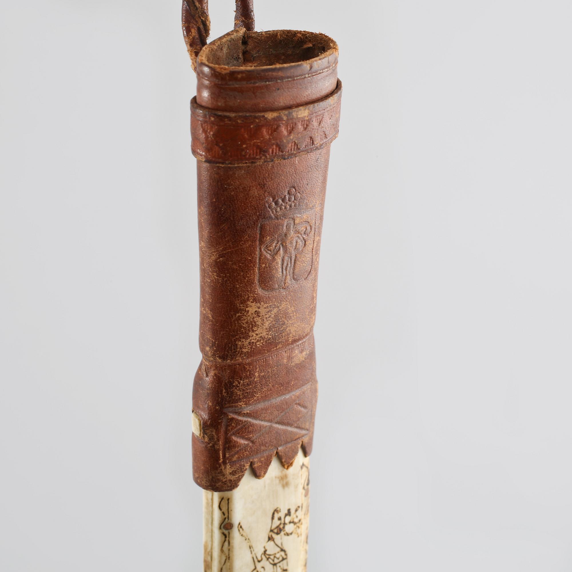 SAMEKNIV, signerad Johannes Lauri, Rovaniemi, 1900-tal.