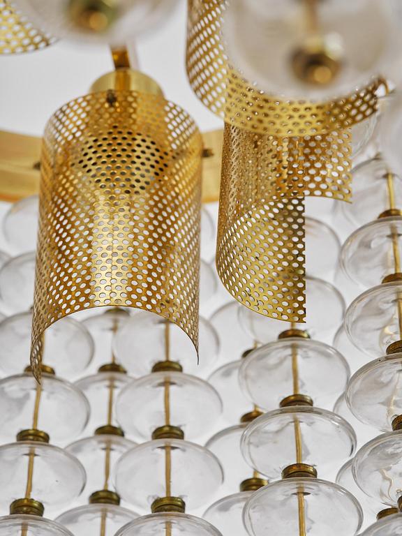 Hans-Agne Jakobsson, an "Estrella" ceiling lamp model "T 580", Hans-Agne Jakobsson AB, Markaryd, 1960s-70s.