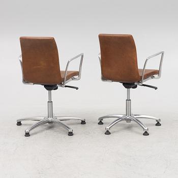 Jorge Pensi, a pair of "Gorka" swivel chairs, Aksaba, Spain.