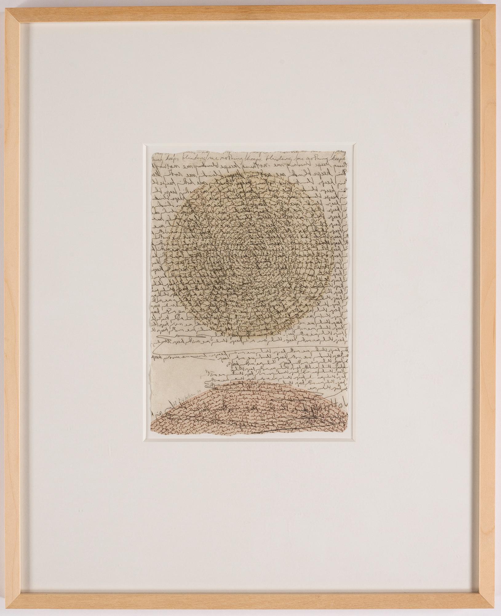 Lee Jaffe, färgetsning, 1990, signerad AP 2/11.