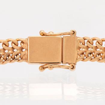 An 18K gold bracelet by Balestra.