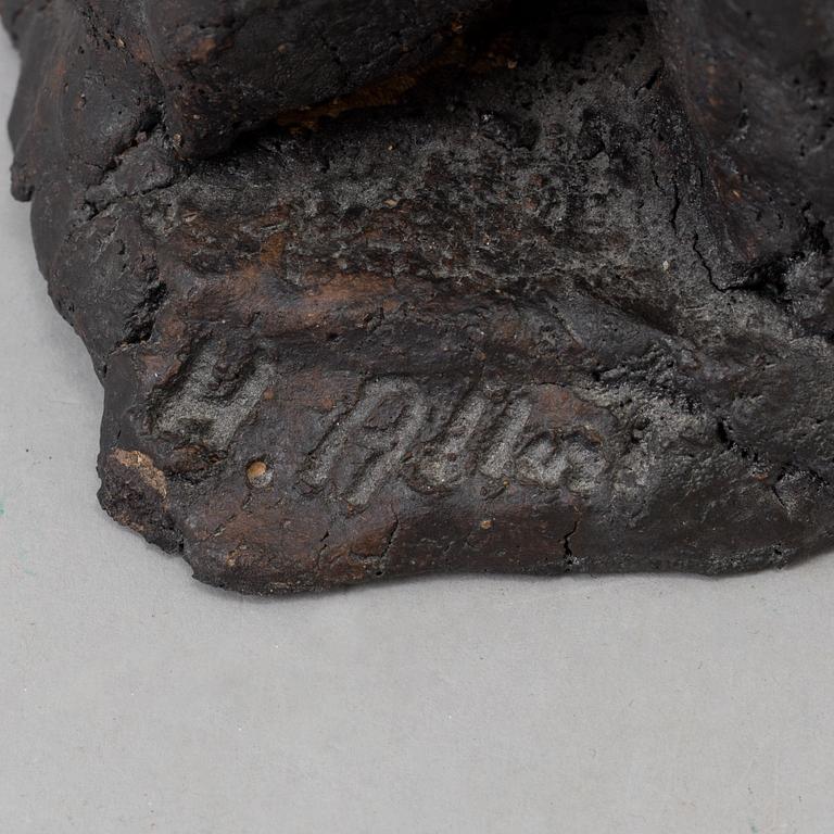 HENRIK ALLERT, a ceramic sculpture, signed.