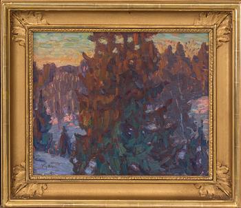 WILHELM BEHM, oil on canvas, signed.