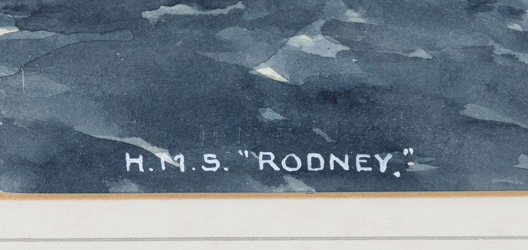 Eric Erskine Cambell Tufnell, H M battleship "Rodney" 1925-48.