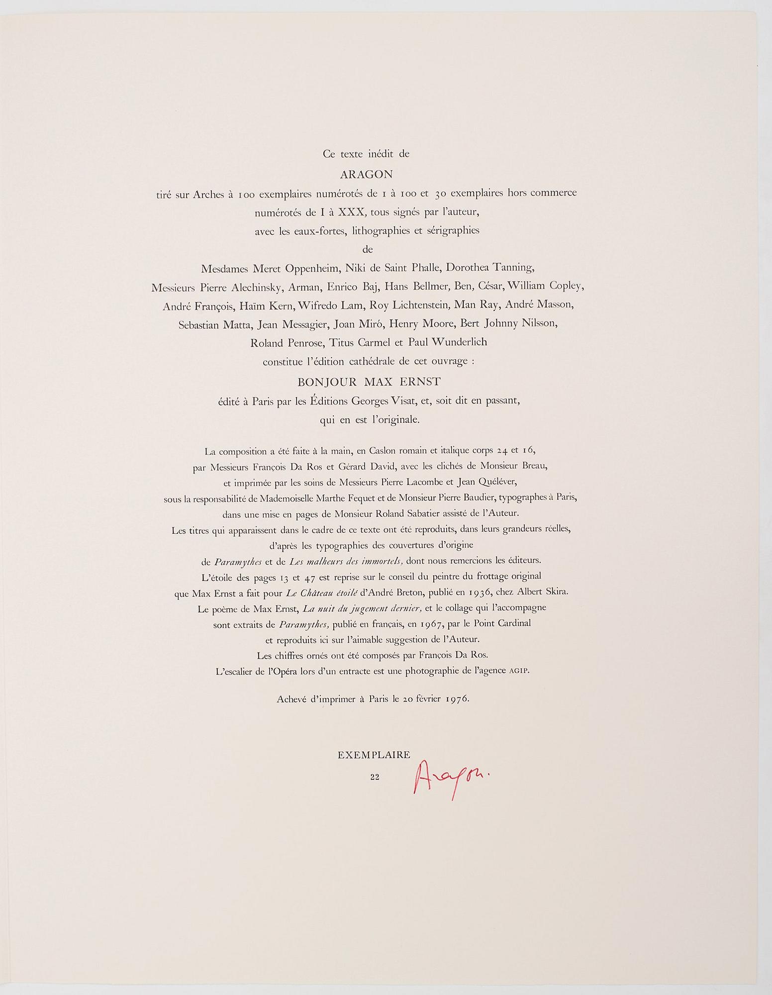 PORTFÖLJ, "Bonjour Max Ernst" (24).