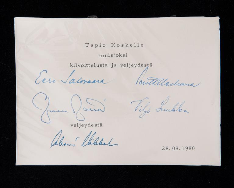 KARTA, litografi, C.W. Gyldén, Tengström, utgiven 1839.
