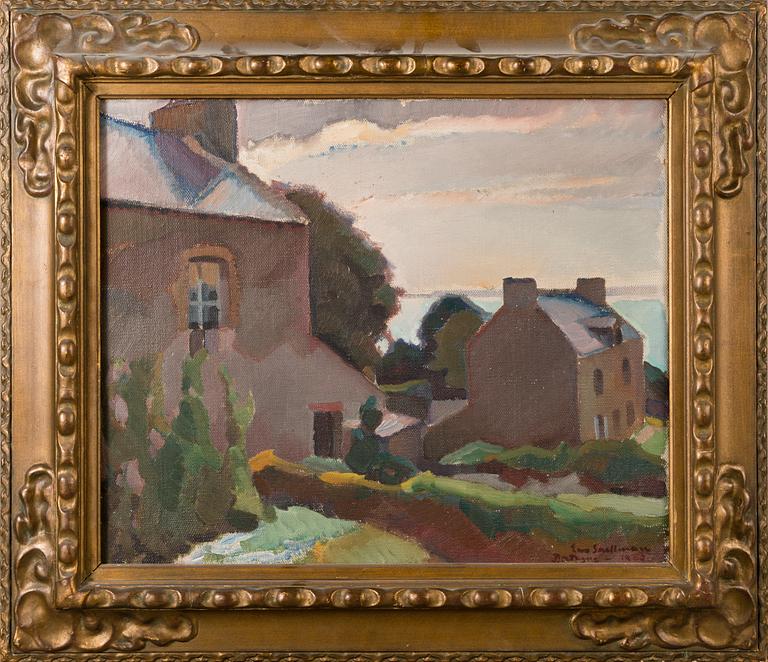 EERO SNELLMAN, oil on canvas, signed and dated 1920.