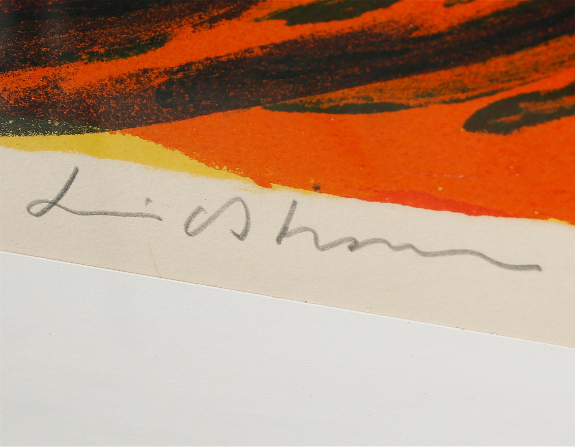 BENGT LINDSTRÖM, litografi, signerad och numrerad 52/300.