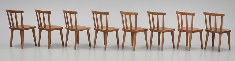 STOLAR, 8 st, "Utö", Axel Einar Hjort, Nordiska Kompaniet, 1930-tal.