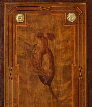 A Gustavian 18th century secretaire by Gottlieb Iwersson, master 1778, not signed.