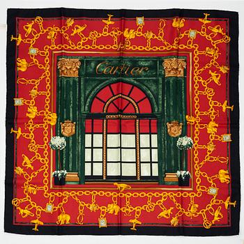 Cartier, scarf.