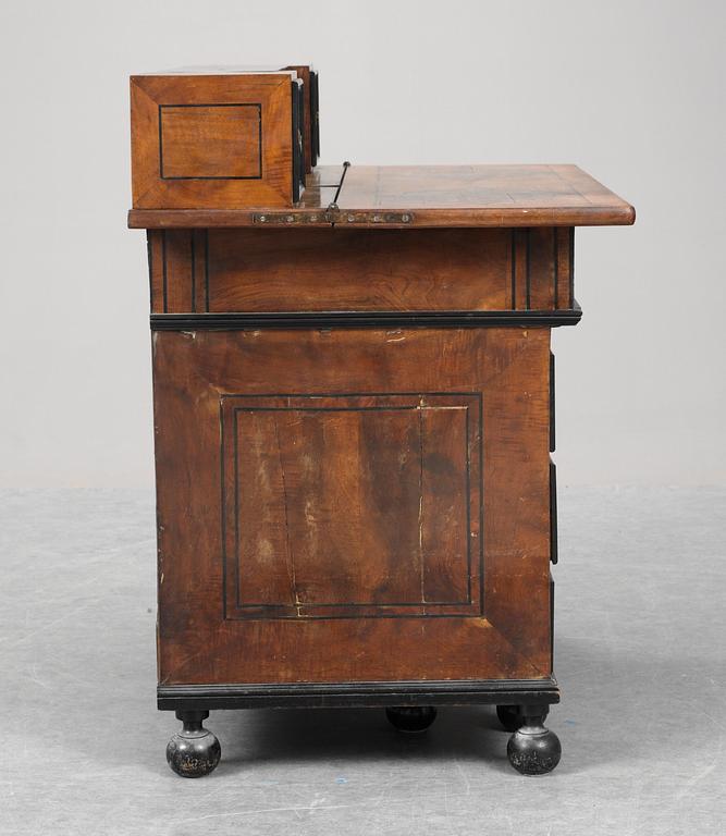 A Swedish Royal writing desk, by Hindrich von Hachten (not signed) 1693. Ordered for the crown prince Charles (XII).