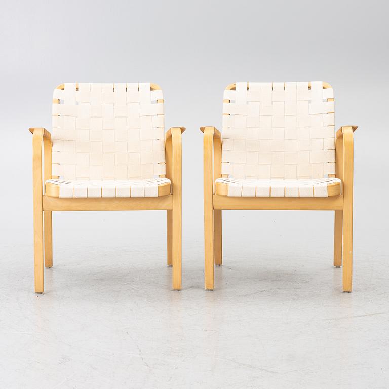Alvar Aalto, Armchairs, a pair, model 45, Artek, Finland.
