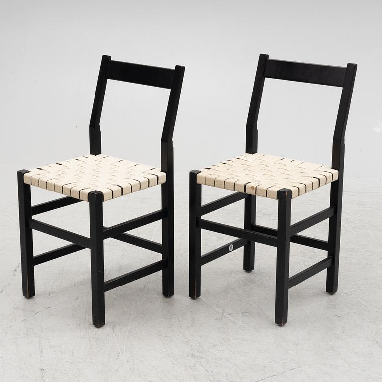 John Kandell, eight "Schablon" chairs, Källemo, Sweden.