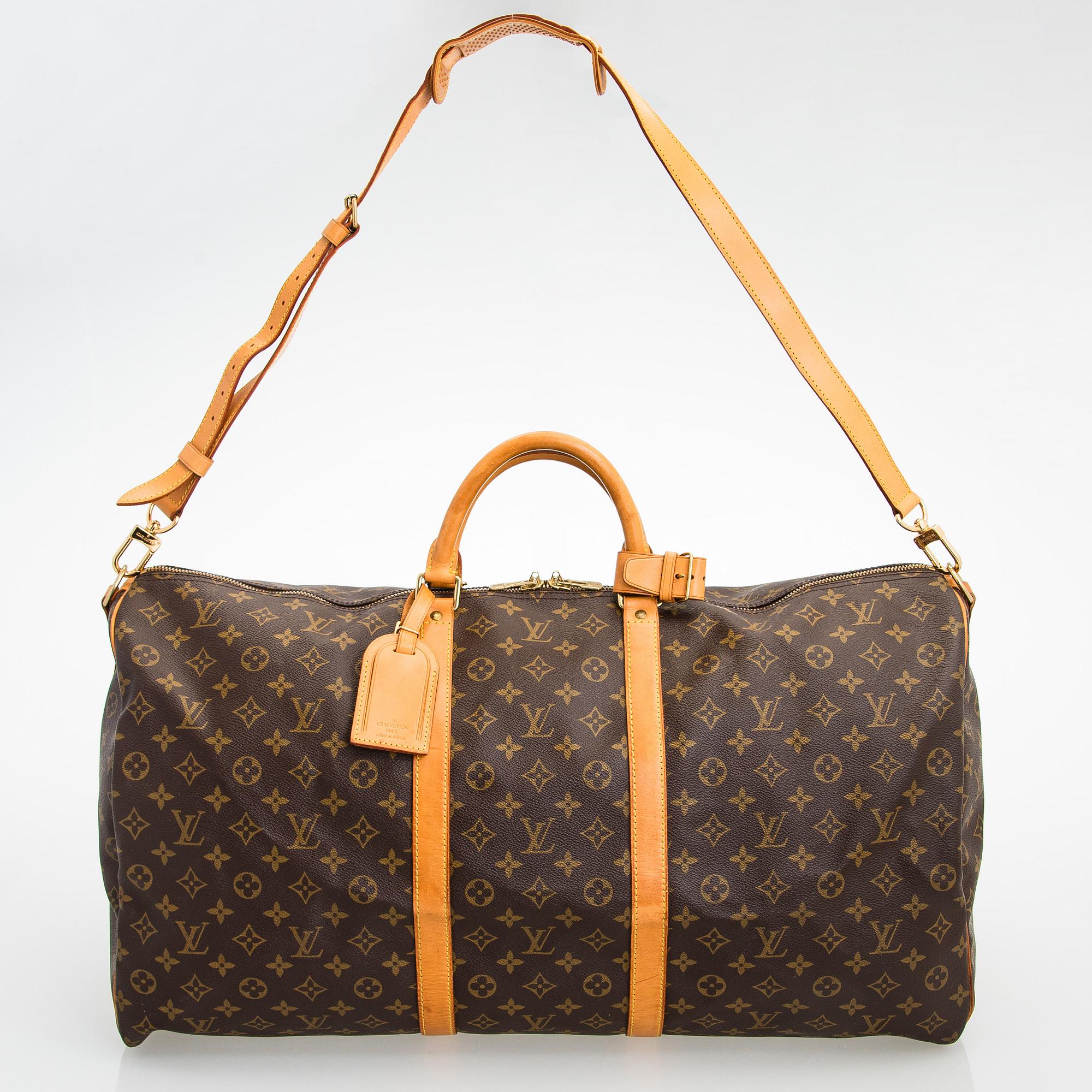 Louis Vuitton, a monogram 'Keepall 60 Bandoulière' Weekendbag.