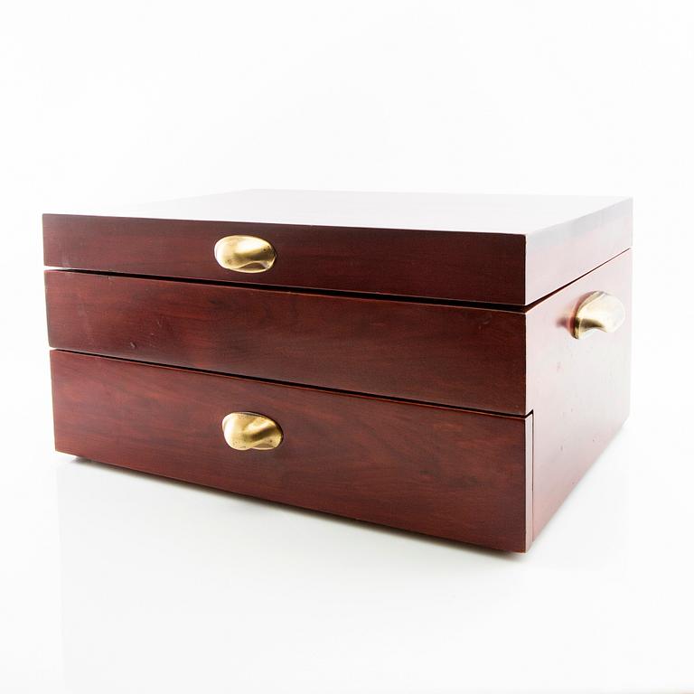 Bestick ca 77 dlr ur IKEA:s 1700-talets-serie nysilver  sent 1900-tal.