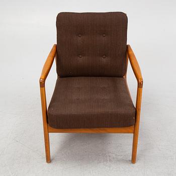 Ole Wanscher, an armchair, France & Daverkosen, Denmark, 1960's-70's.