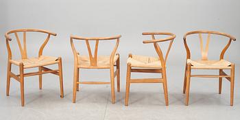 STOLAR, 6 st, "Y-stolen", Hans J. Wegner, Carl Hansen & Son.