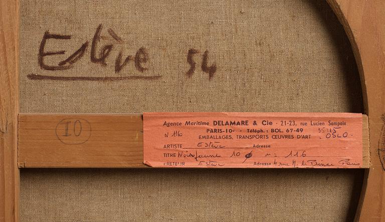Maurice Estève, "Noirjaune".