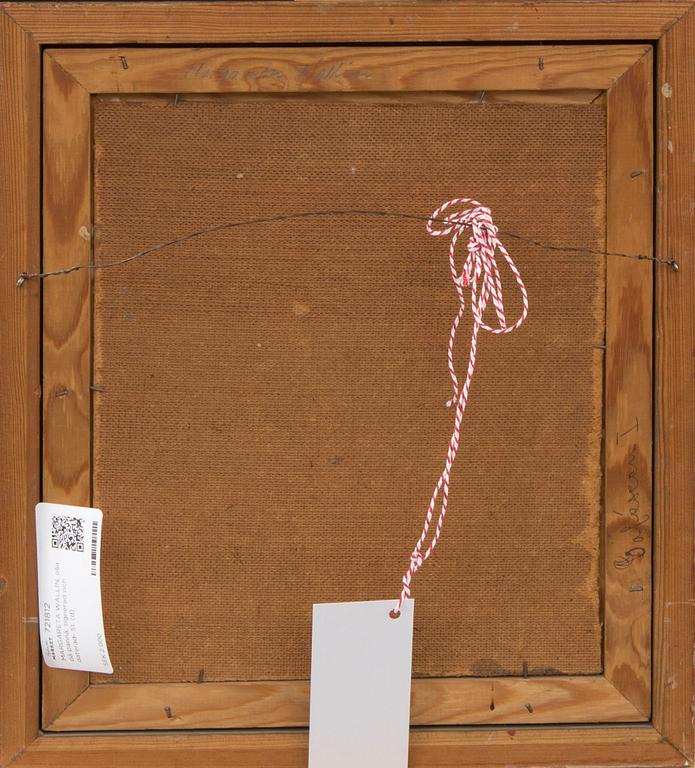 MARGARETA WALLIN, olja på pannå, signerad och daterad- 51.