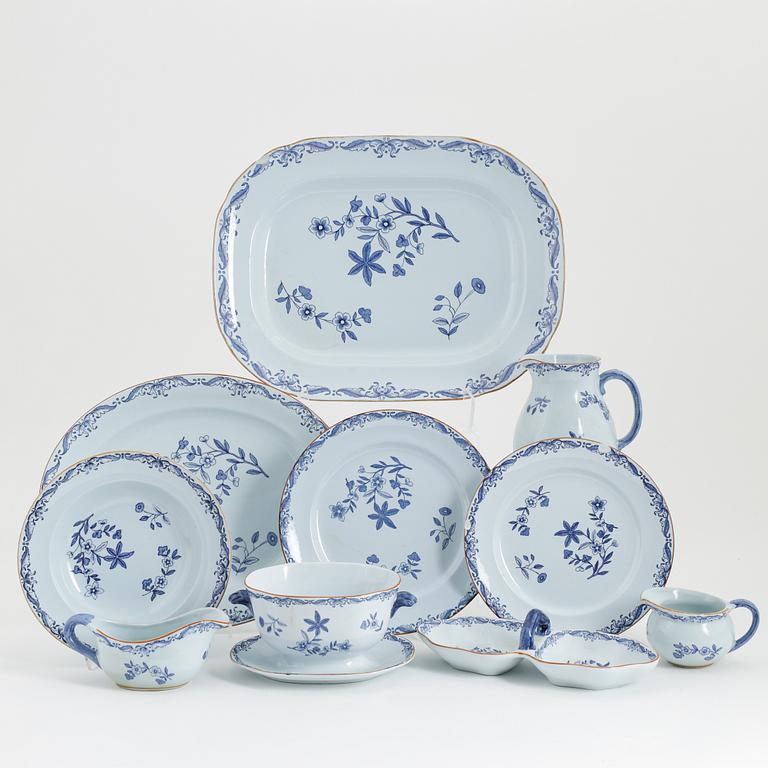 A 50 piece dinner service, porcelain, 'East indies', Rörstrand, Sweden.