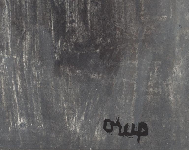 BENGT ORUP, blandteknik. Signerad.
